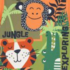 تشيرت باللونين البرتقالي و الاخضر للاولاد, 1, hi-res