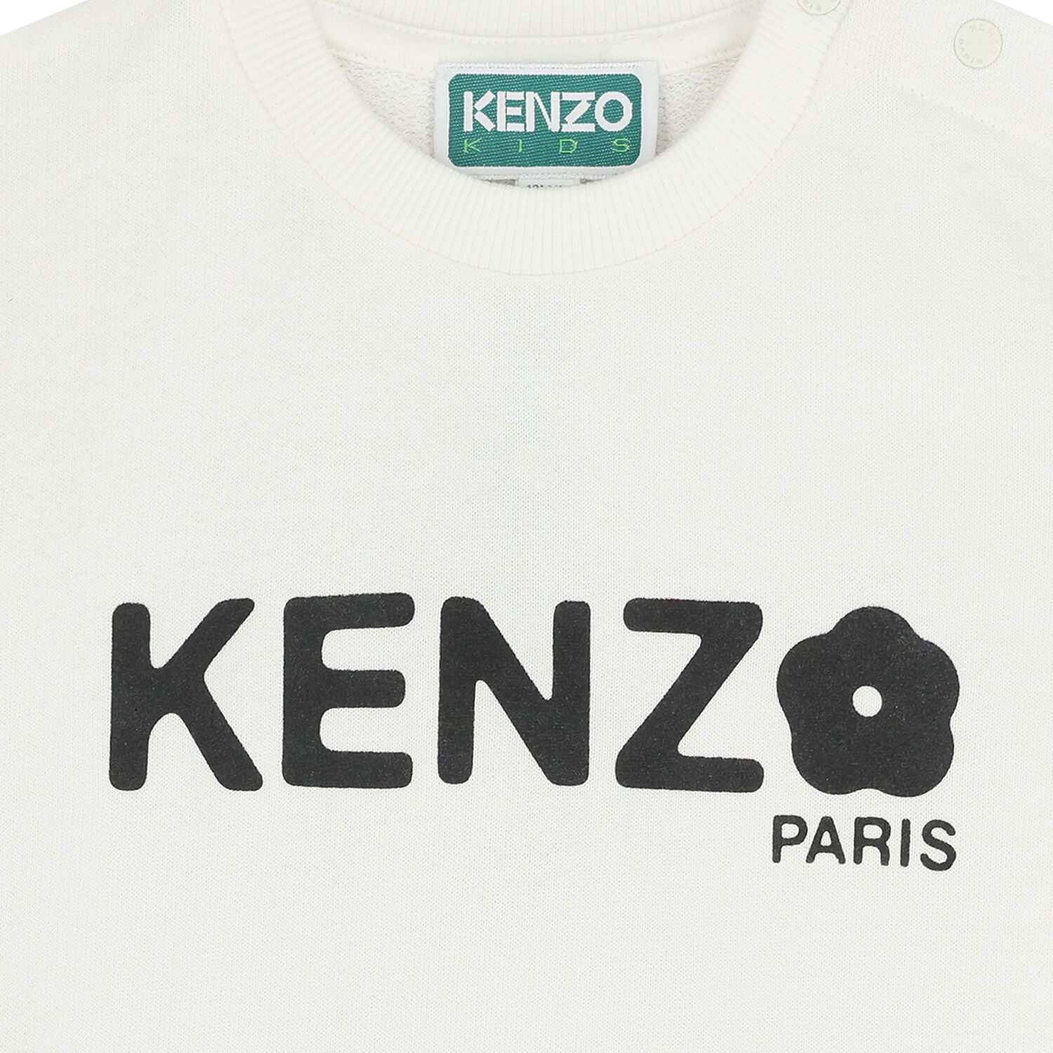 Younger Girls White Logo Dress, 1, hi-res