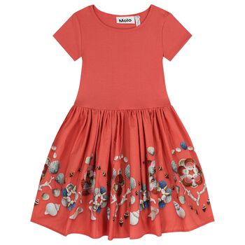 Girls Pink Shell Dress