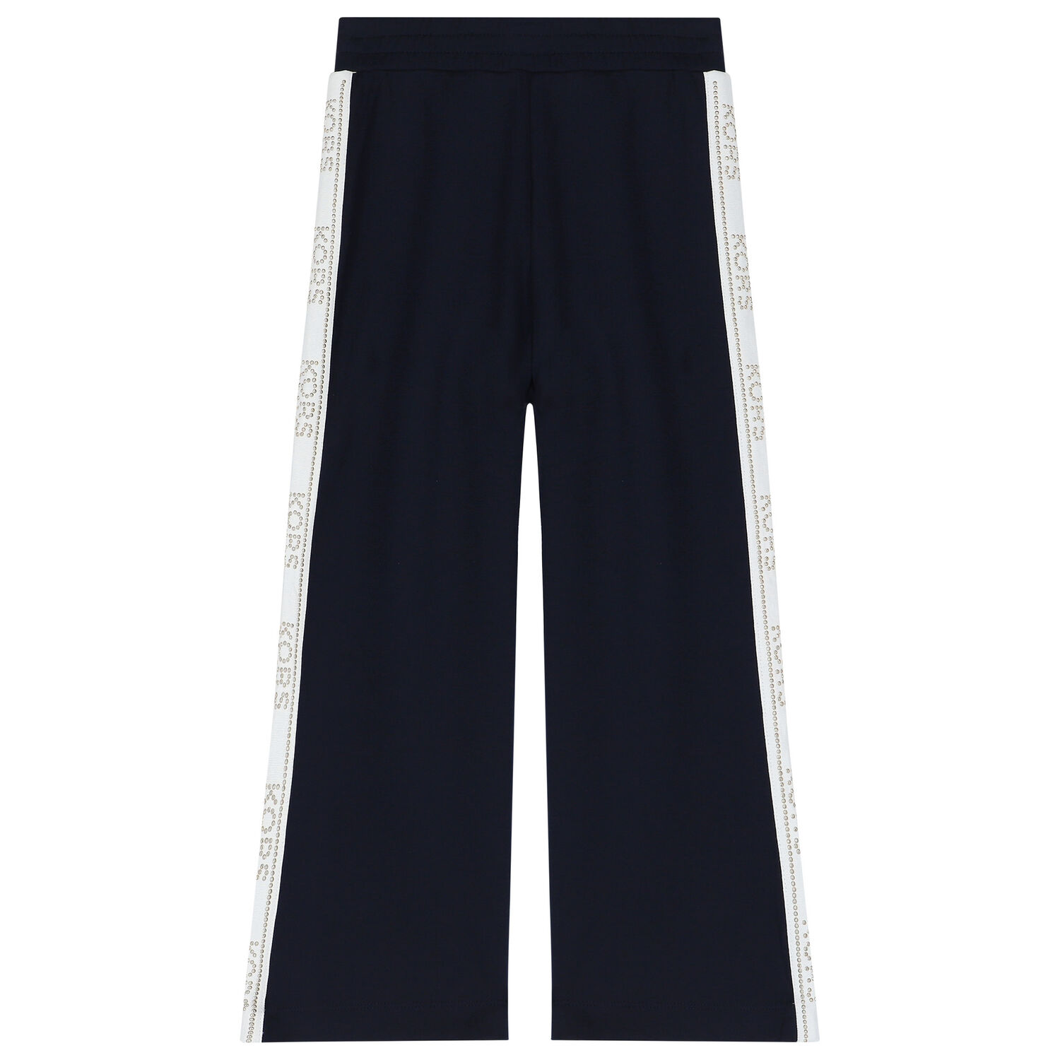 Girls Navy Blue Logo Joggers, 1, hi-res image number null