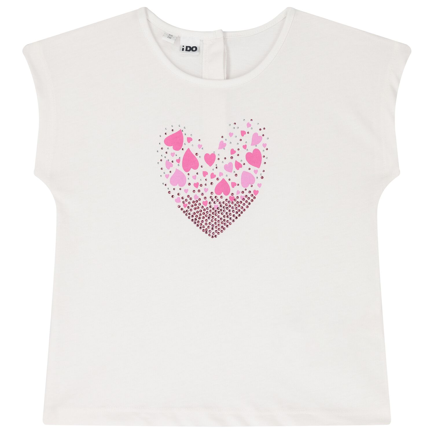 بلوزة باللون بيضاء للبنات , 1, hi-res image number null