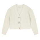 Girls Ivory Sequin Knit Cardigan, 1, hi-res