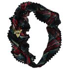 Girls Green & Red Tartan Lavinia Beaded Headband, 2, hi-res