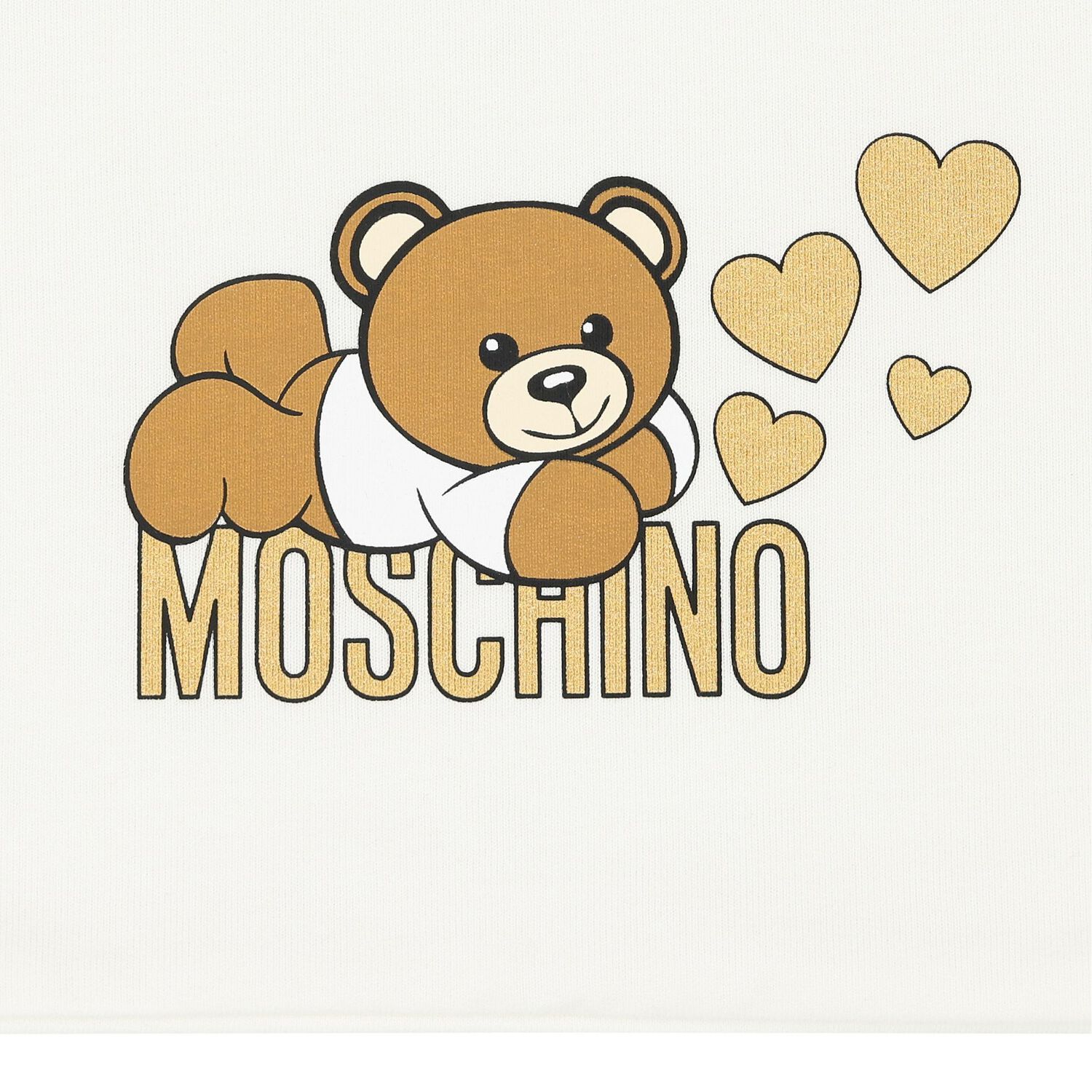 بطانية بنات بشعار تيدي باللون العاجي, 1, hi-res