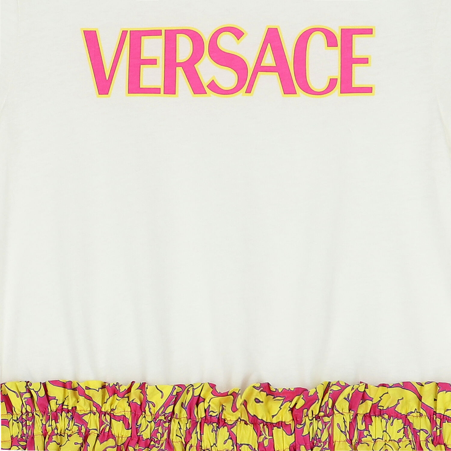 فستان بنات باللون العاجى والوردى والاصفر, 1, hi-res image number null