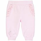 Younger Girls Pink Heart Tracksuit, 1, hi-res