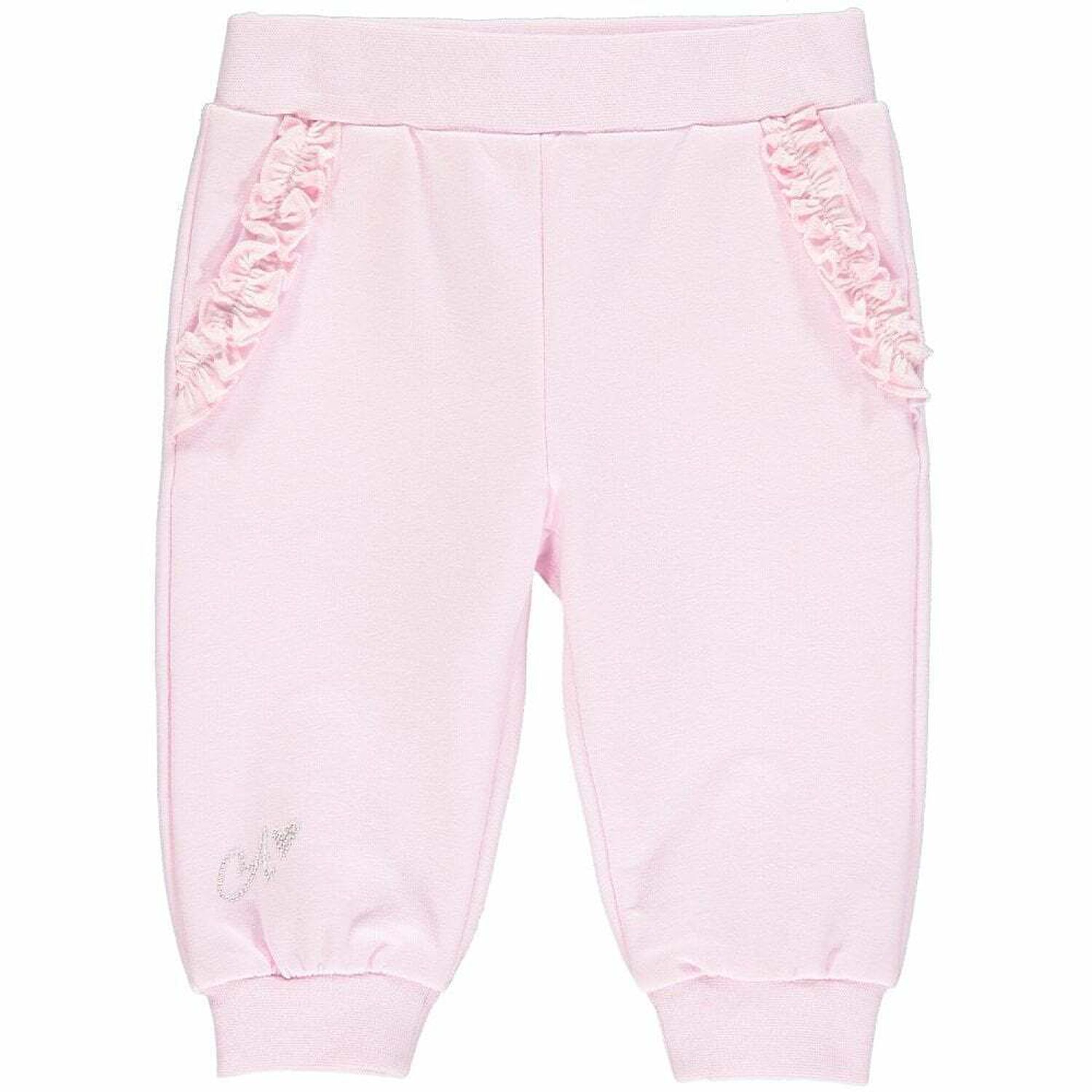 Younger Girls Pink Heart Tracksuit, 1, hi-res