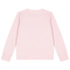 Girls Pink Logo Sweatshirt, 1, hi-res