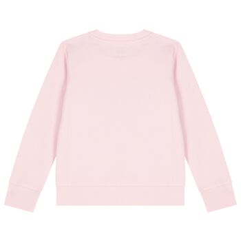 Girls Pink Logo Sweatshirt