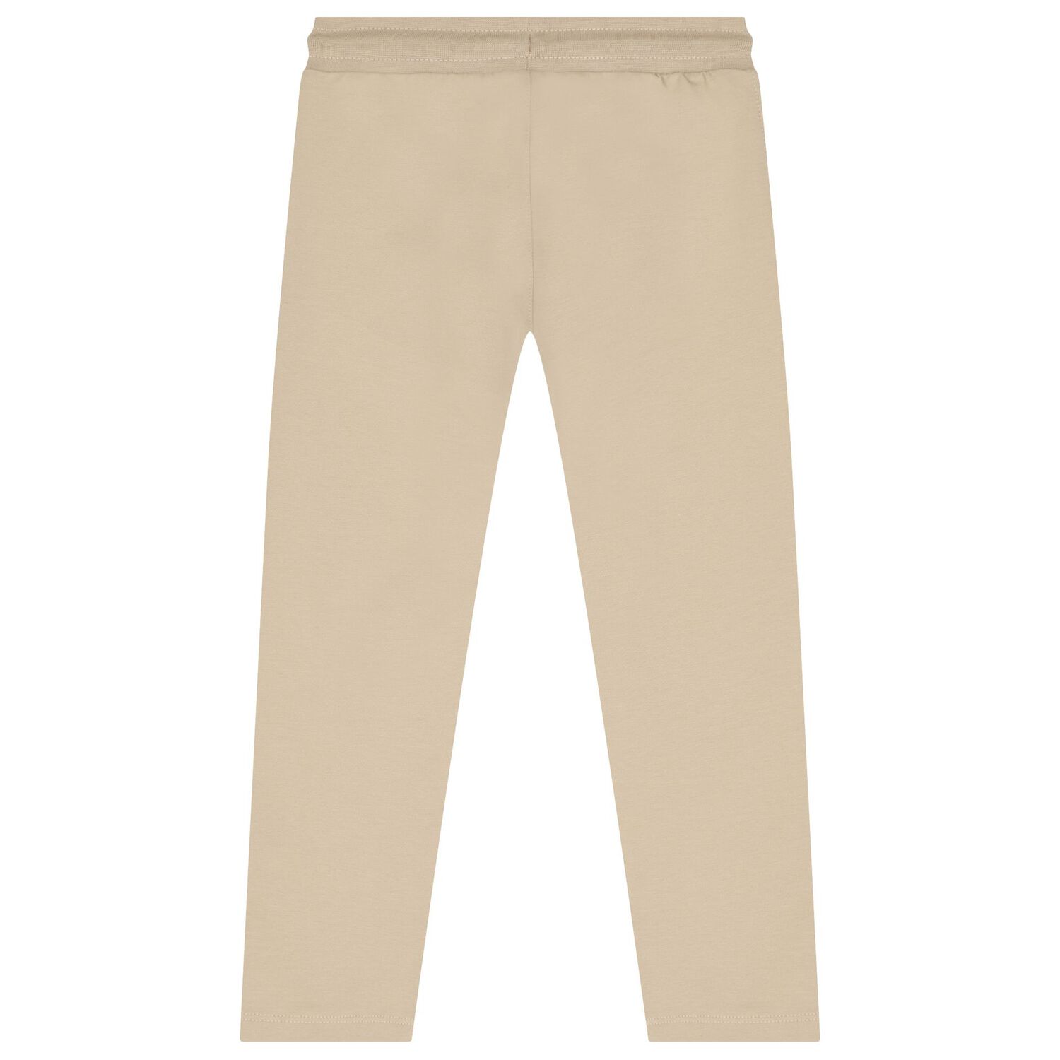 Boys Beige Logo Joggers, 1, hi-res