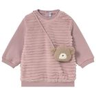 مجموعة فستان وردي للفتيات الصغيرات, 3, hi-res