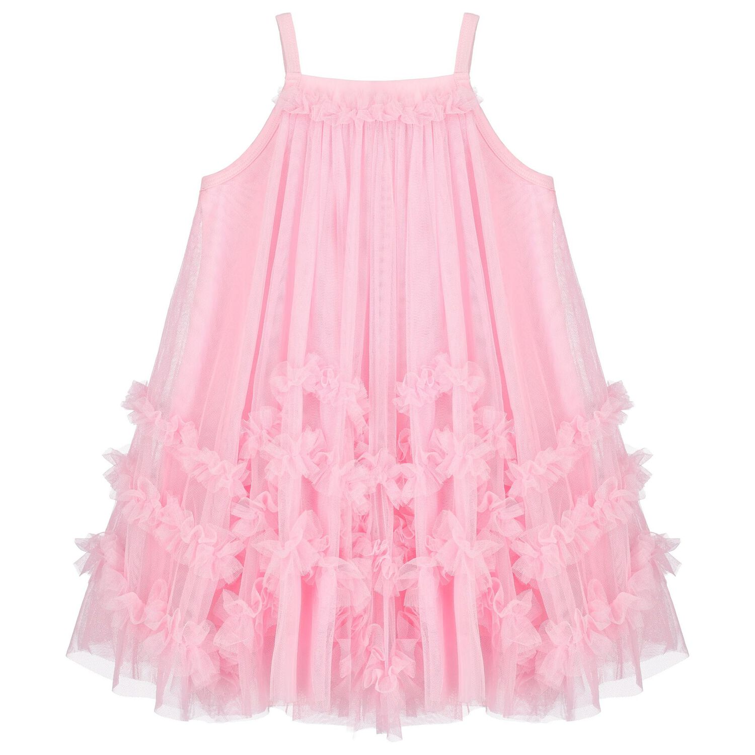 Girls Pink Tulle Dress, 1, hi-res image number null