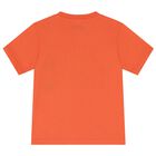 Boys Orange Logo T-Shirt, 2, hi-res
