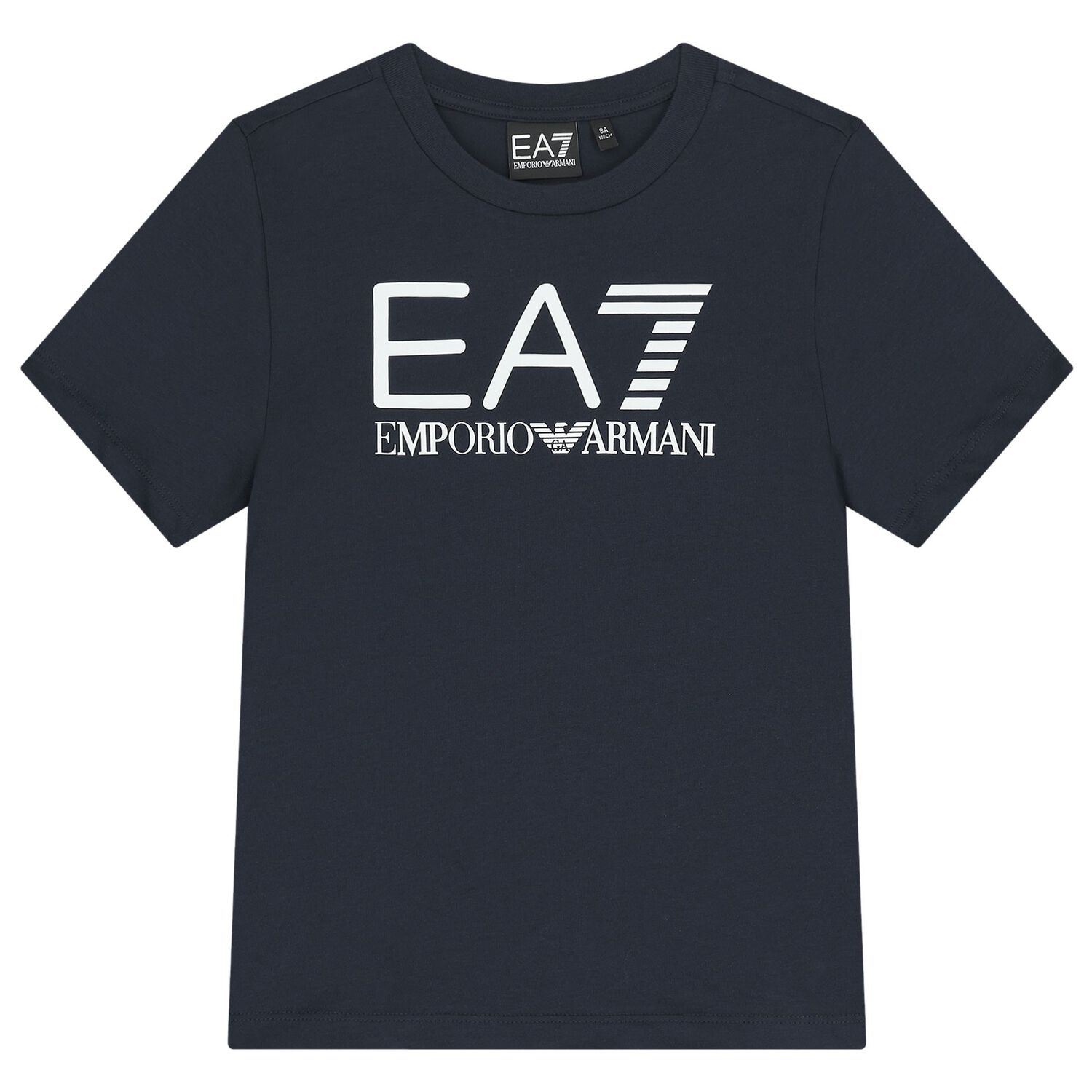 Boys Navy Blue Logo Shorts Set, 3, hi-res