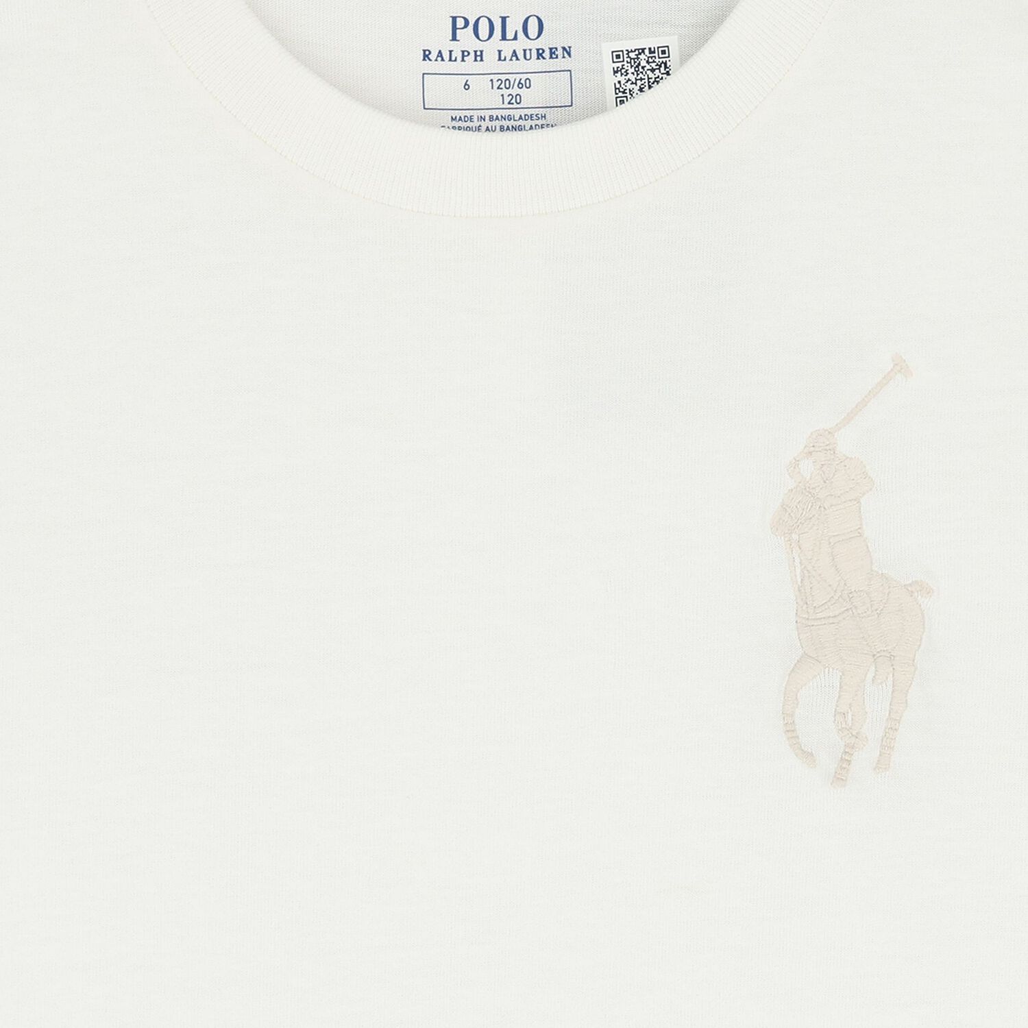 Boys Ivory Logo T-Shirt, 1, hi-res