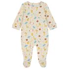 أفرول بنات بالشعار باللون البيج, 1, hi-res