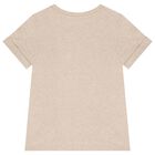 Girls Beige Pineapple T-Shirt, 1, hi-res