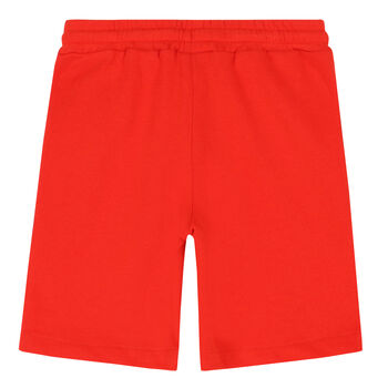 Boys Red Logo Shorts