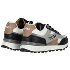 Boys Multi-Coloured Logo Trainers, 1, hi-res