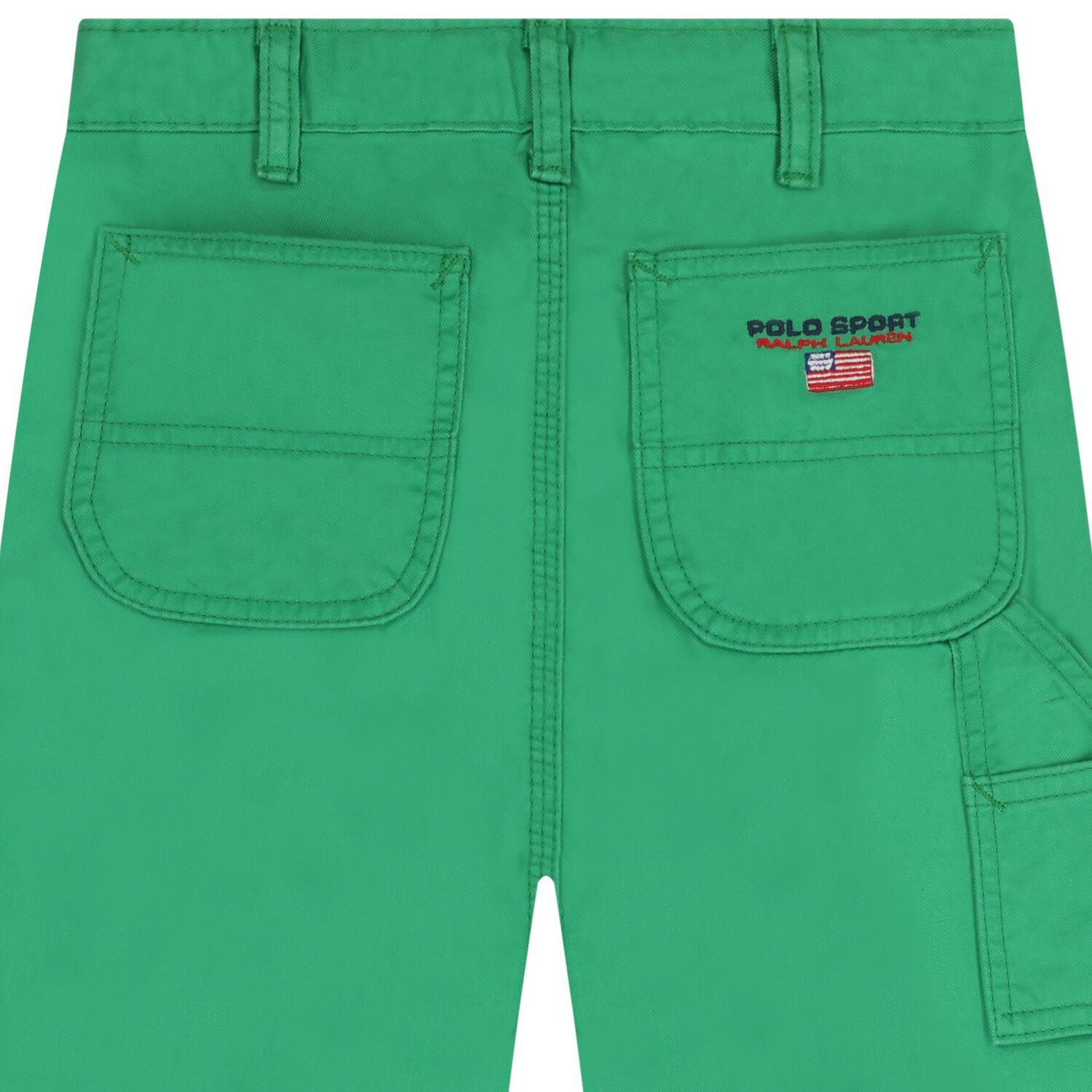 Boys Green Logo Jeans, 1, hi-res