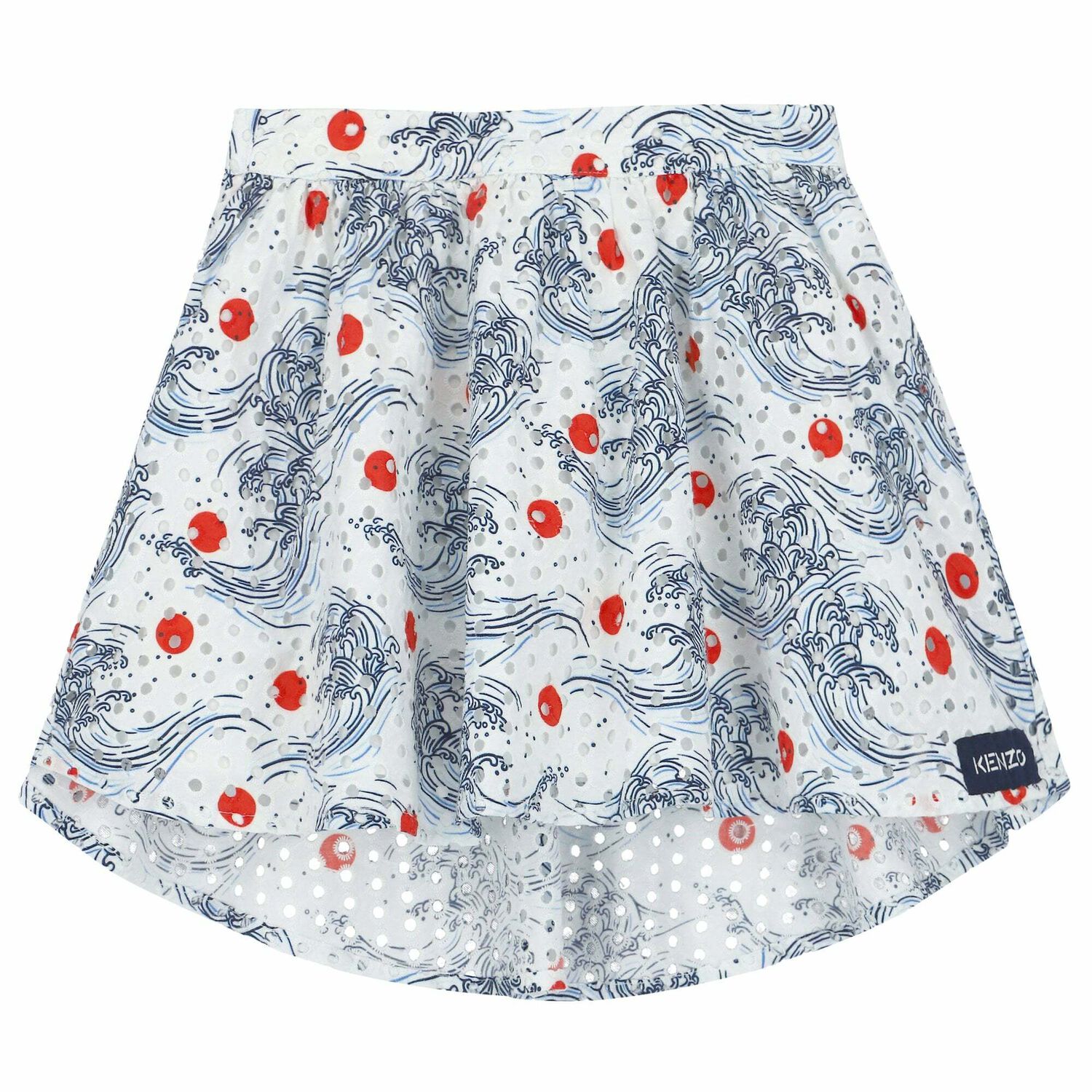 Girls White Logo Skirt, 1, hi-res image number null