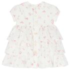 Baby Girls White & Pink Floral Dress Set, 1, hi-res