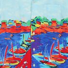 قميص أولاد بالشعار باللون الأزرق, 1, hi-res