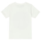 تيشيرت بطبعة ميدوسا بالشعار باللون الأبيض للأولاد, 1, hi-res