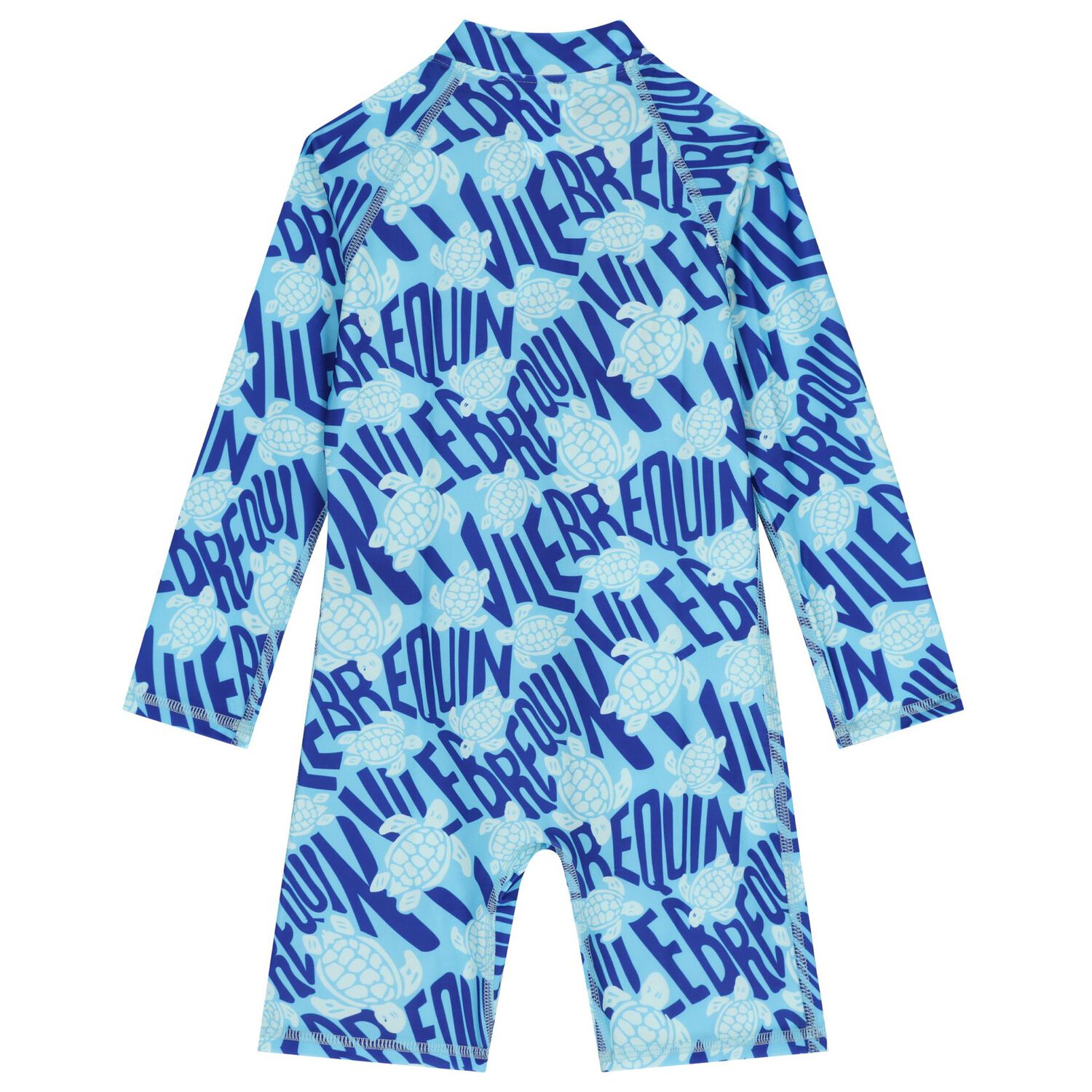 Boys Blue Turtle Sun Suit, 1, hi-res