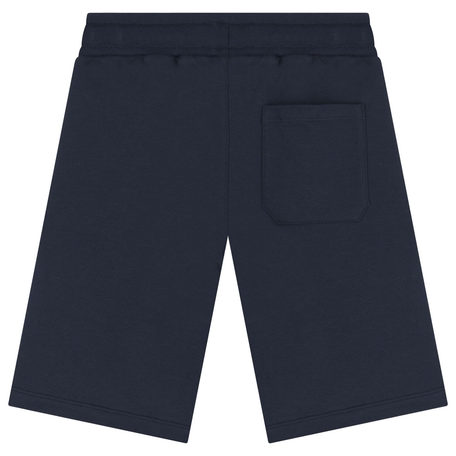 Boys Navy Blue Logo Shorts, 2, hi-res