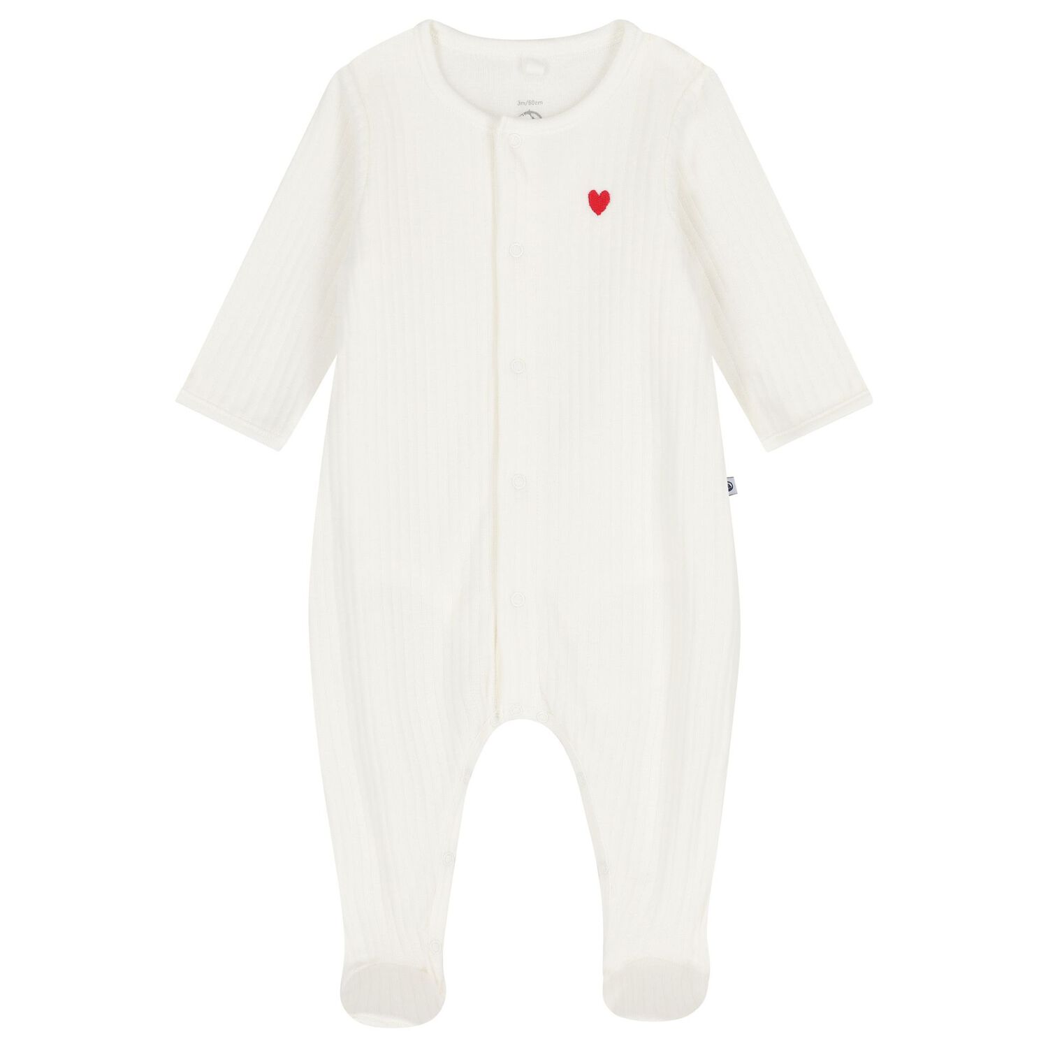 Baby Girls Ivory Heart Babygrow Gift Set, 1, hi-res
