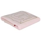 Baby Girls Pink Logo Blanket, 3, hi-res