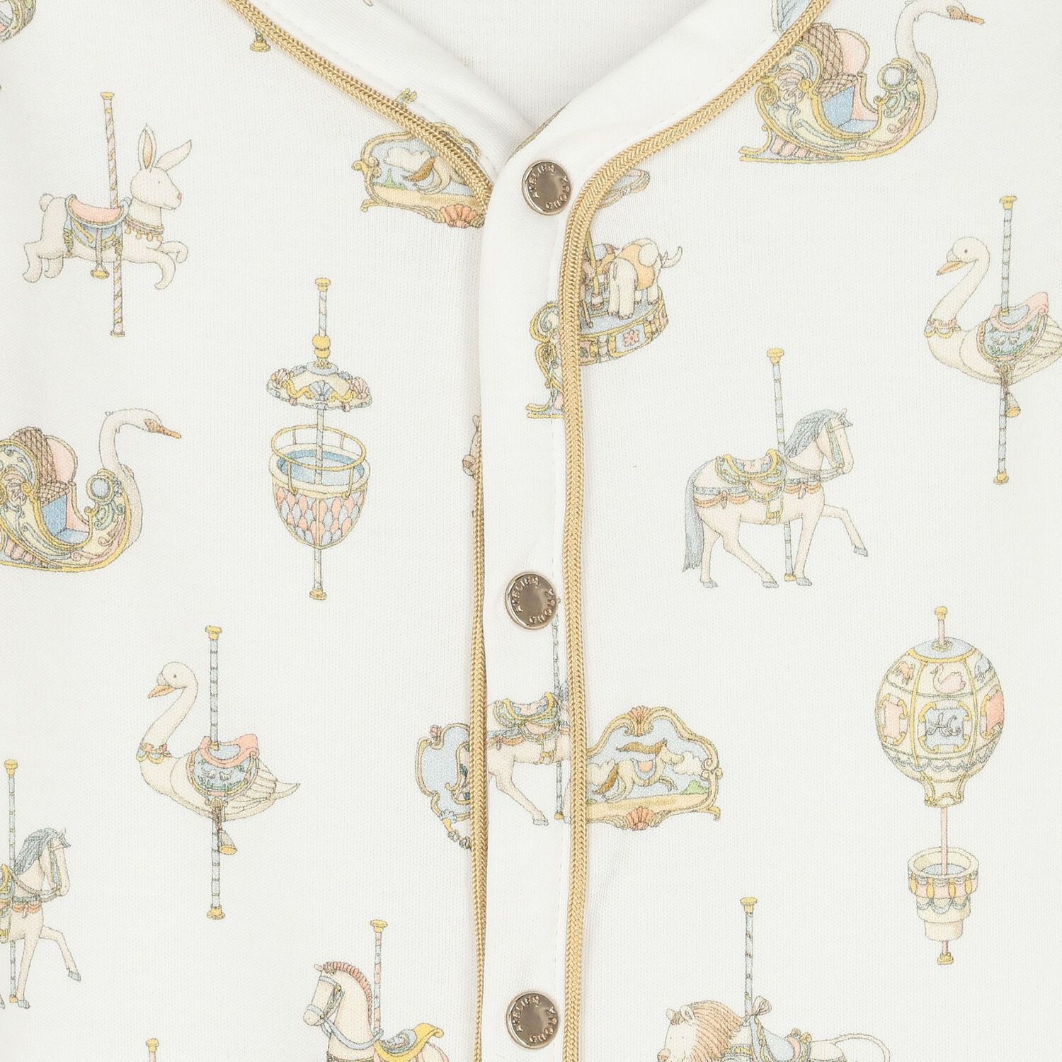 White Carousel Babygrow, 1, hi-res image number null