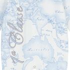 Baby Boys White & Blue Geo Map Babygrow Gift Set , 3, hi-res