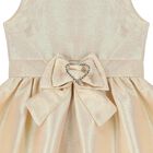 Girls Gold Glitter Dress, 2, hi-res