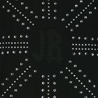 Girls Black Embellished T-Shirt, 1, hi-res