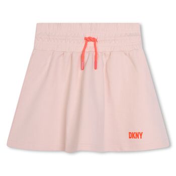 Girls Pink Logo Skirt