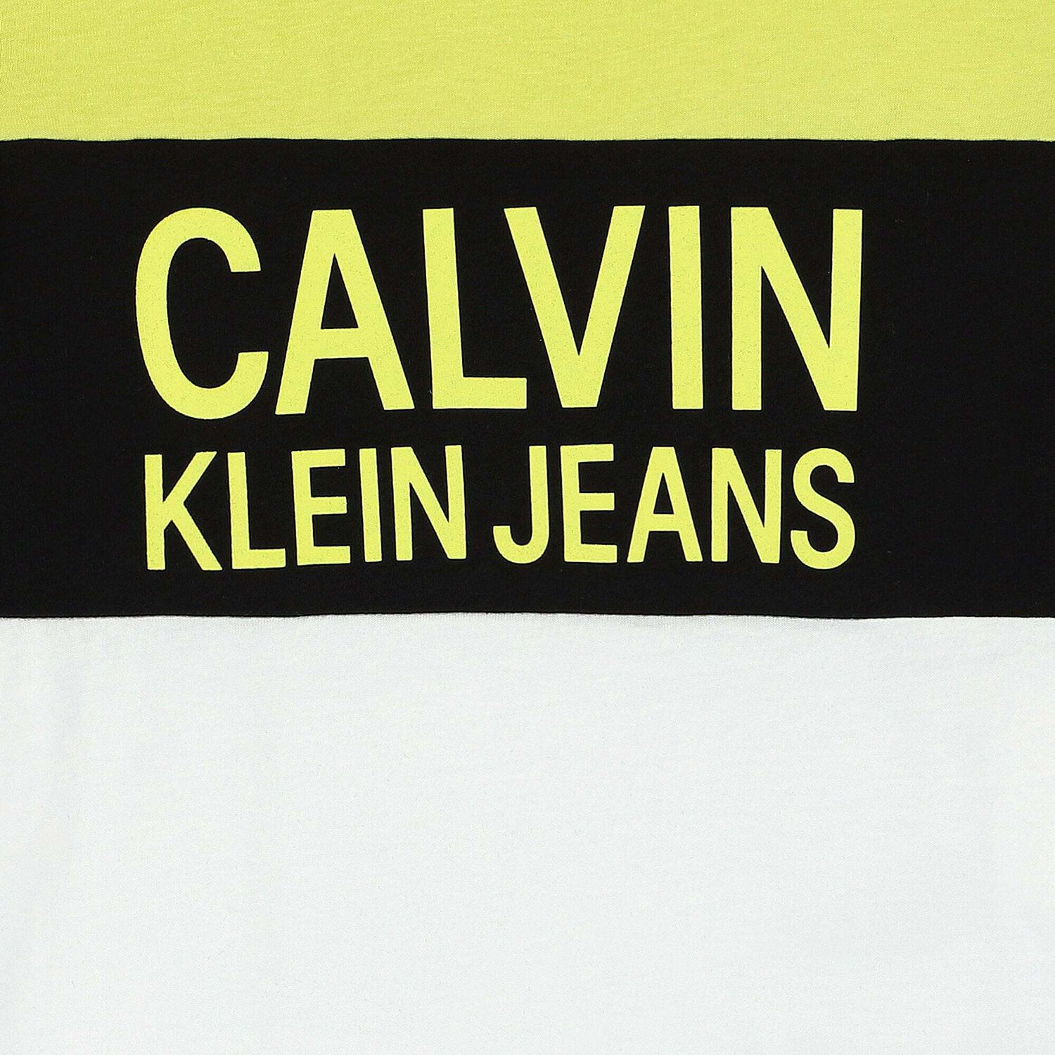 تيشيرت بالشعار باللون الاصفرالنيون  والاسود للاولاد, 1, hi-res image number null