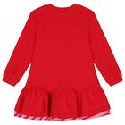 Girls Red Heart Dress Set, 1, hi-res