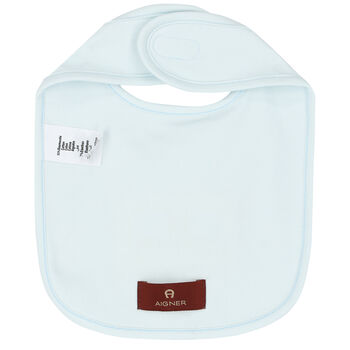 Blue & Gold Logo Baby Bib