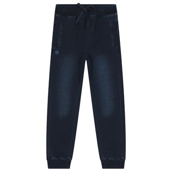 Boys Denim Blue Joggers