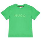 Boys Green Logo T-Shirt, 2, hi-res