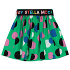 Girls Green Dots Skirt, 1, hi-res
