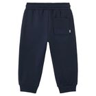 Younger Boys Navy Blue Joggers, 2, hi-res
