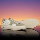 Ivory & Green Logo Trainers, 1, hi-res