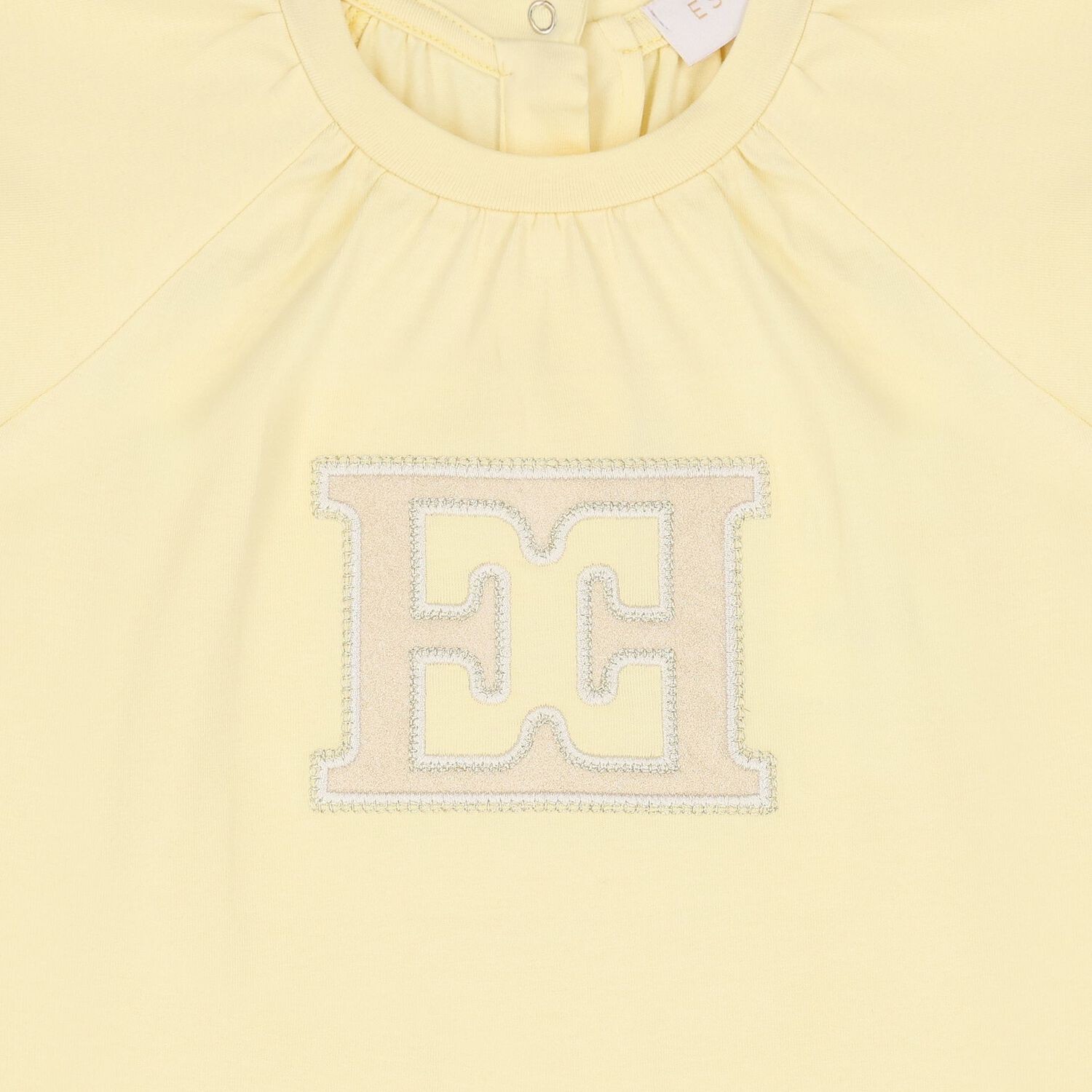 Younger Girls Yellow Logo Dress, 1, hi-res
