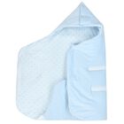 مدس بطبعة الأرنب باللون الأبيض والأزرق, 2, hi-res