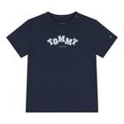 Baby Boys Navy Blue Logo T-Shirt, 1, hi-res