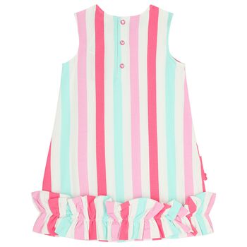 Girls Multi-Coloured Striped Dress