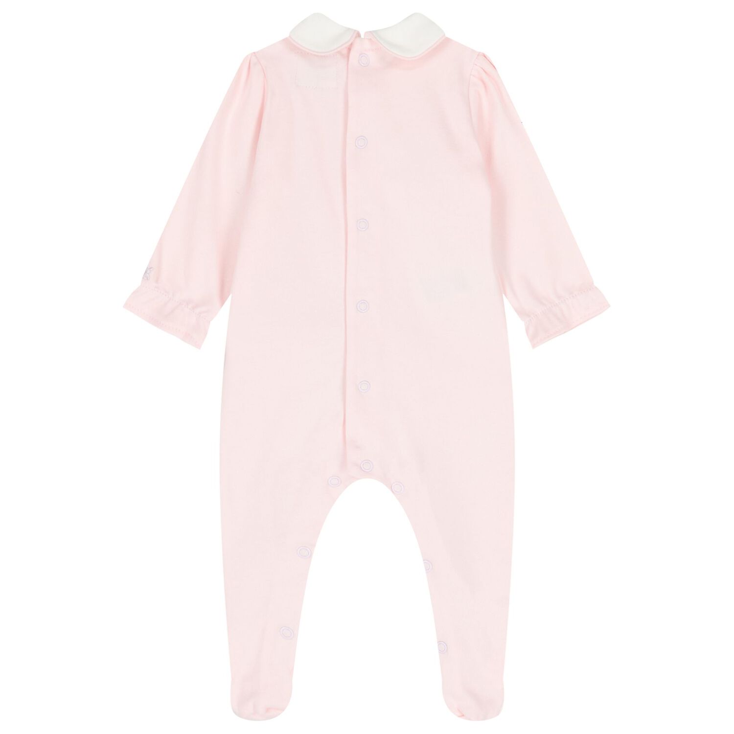 Baby Girls Pink Floral Babygrow Set, 1, hi-res